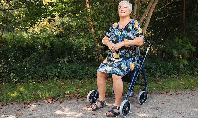 rollator-seat