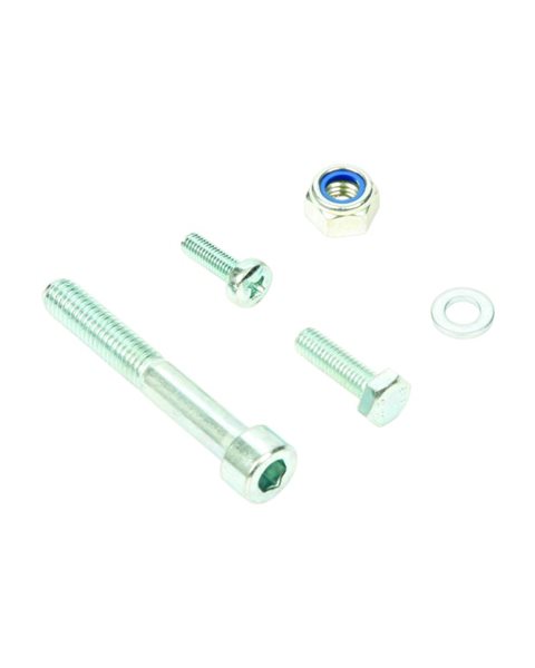 ejes para horquillas (M8, 2 espaciadores, tuerca)