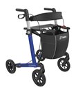 Leopard Rollator blue with SOFT wheels