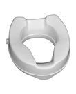 Raised toilet seat without  lid