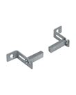 Mounting set for rubber ramp zinc plated, 28-48 mm height