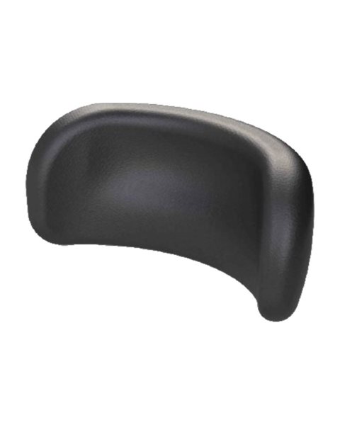 PU head rest, black plastic base