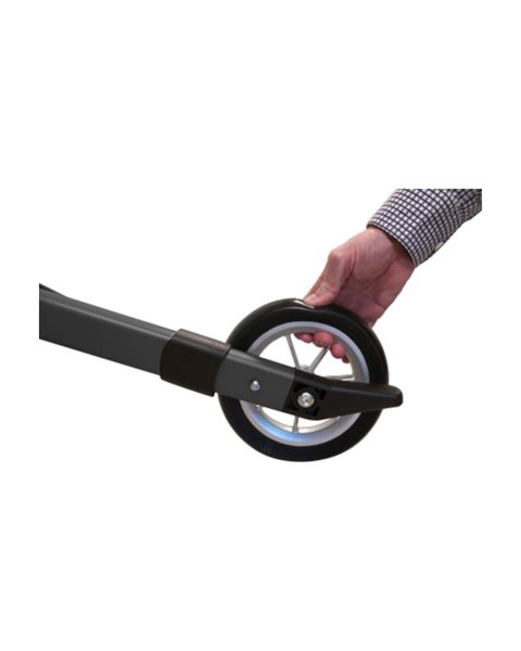 SOFT rear wheel with black colored rim for Leopard, Tiger and Buffalo rollator (1 pcs.)