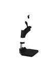 Leg support compl. for shower-commode chair 302015, right