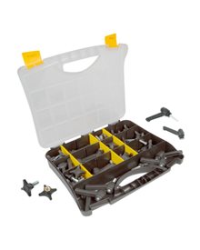 Kasse med 55 spændegreb