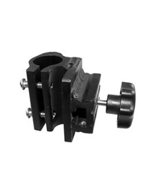 Clamp for fitting of headrest on shower-commode chair