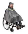 Rain poncho for wheelchair users