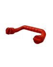 Red handle for sliding shower chair