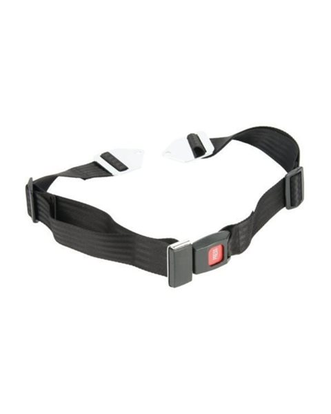 Safety belt 130 cm with steel fitting bracket