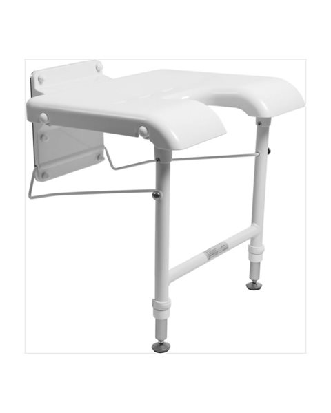 Wall mounted shower chair