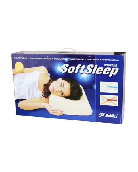 Soft Sleep Contour, Orthopädisches Kissen mit Memory Foam, 50 x 30