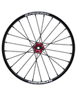 Spinergy SLX X-laced, red R10, 24 black spokes