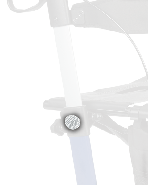 Reflector for rollators