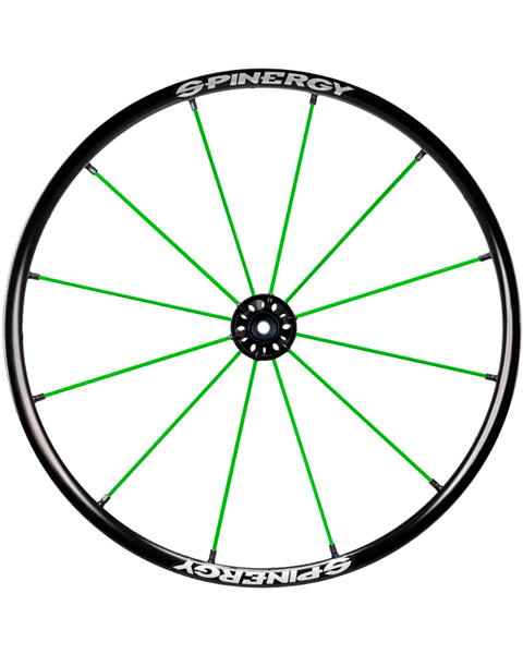 Spinergy Lite Extreme LX, 12 green spokes
