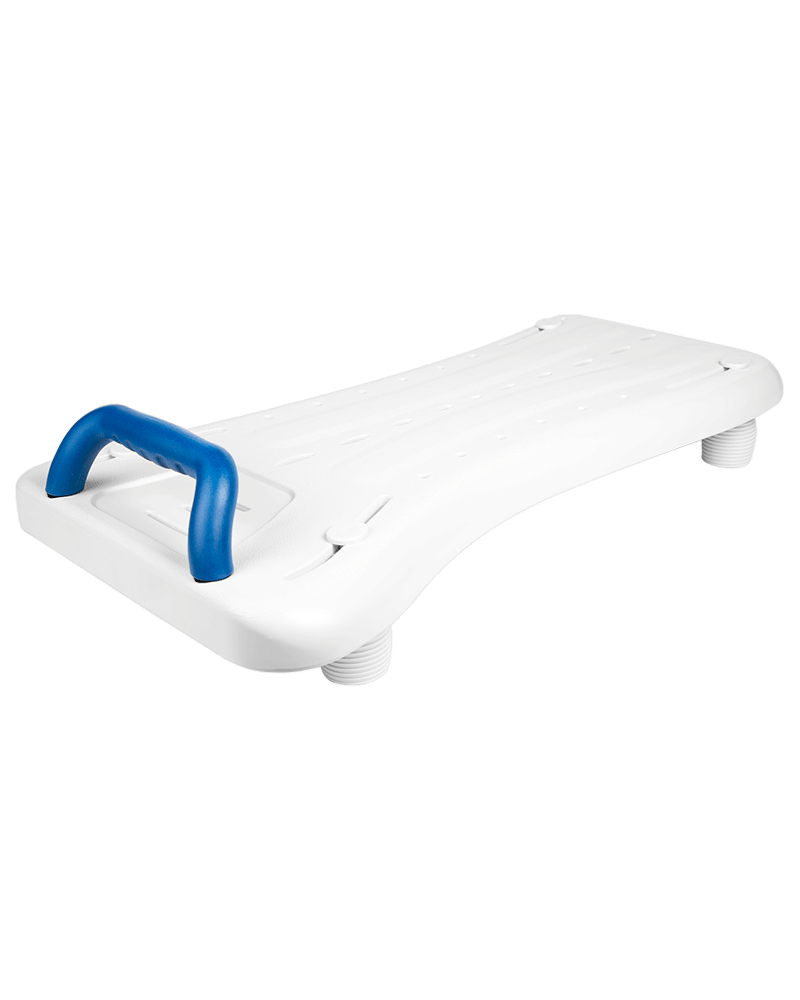 Badewannenbrett weiss mit Handgriff, max. 150 kg, L = 76 cm